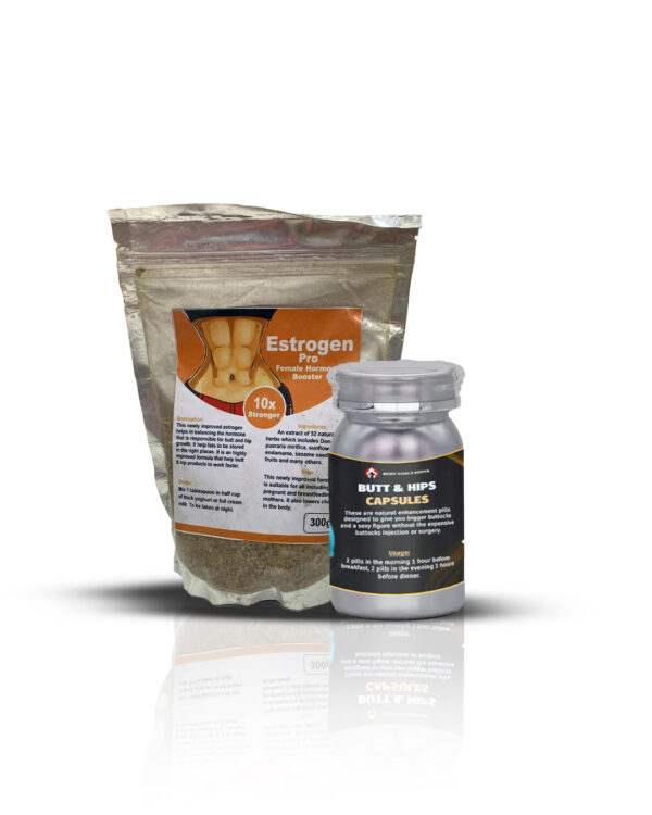 Estrogen Pro + Butt & Hips Capsules Combo